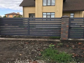 Забор жалюзи 72 метра фото в Реммаше